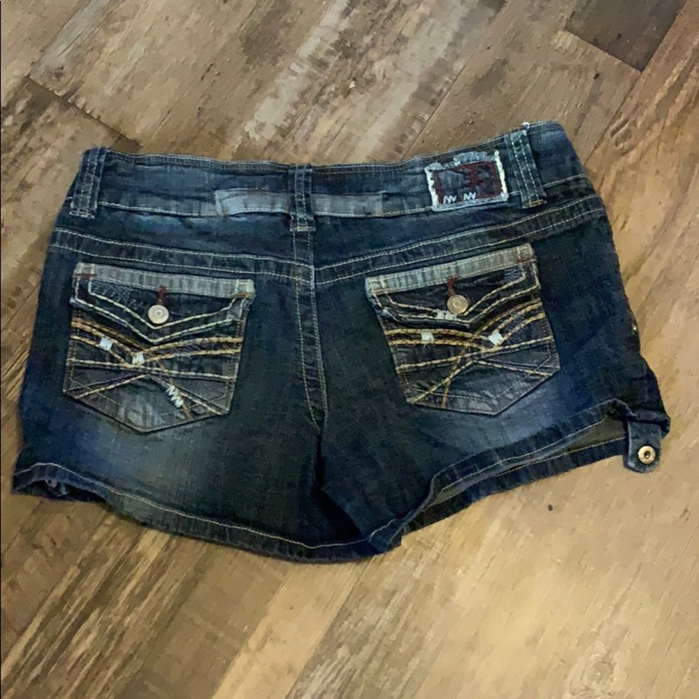 Dark Jean Shorts, Size 11/12